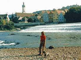Landsberg und Umgebung am Fluss